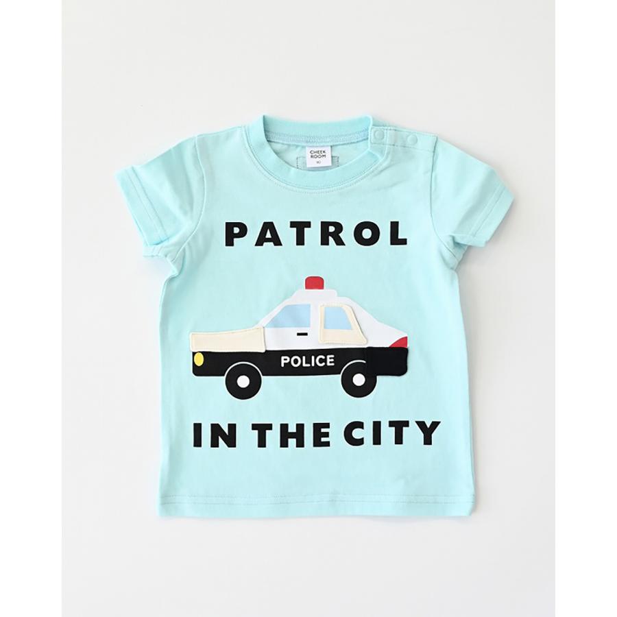 チークルーム cheek room パトカー Tシャツ ( 80 90 100 110 120 130 ) 子ども服 キッズ ジュニア 男の子 | CHEEK ROOM | 03