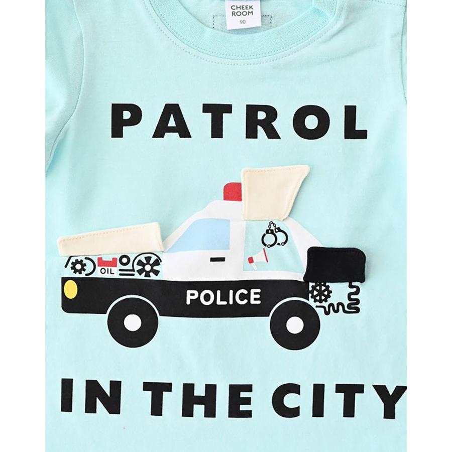 チークルーム cheek room パトカー Tシャツ ( 80 90 100 110 120 130 ) 子ども服 キッズ ジュニア 男の子 | CHEEK ROOM | 04