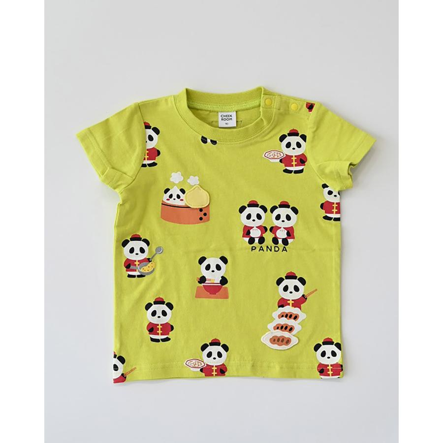 チークルーム cheek room パンダの中華屋さん Tシャツ ( 80 90 100 110 120 130 ) 子ども服 キッズ ジュニア | CHEEK ROOM | 03