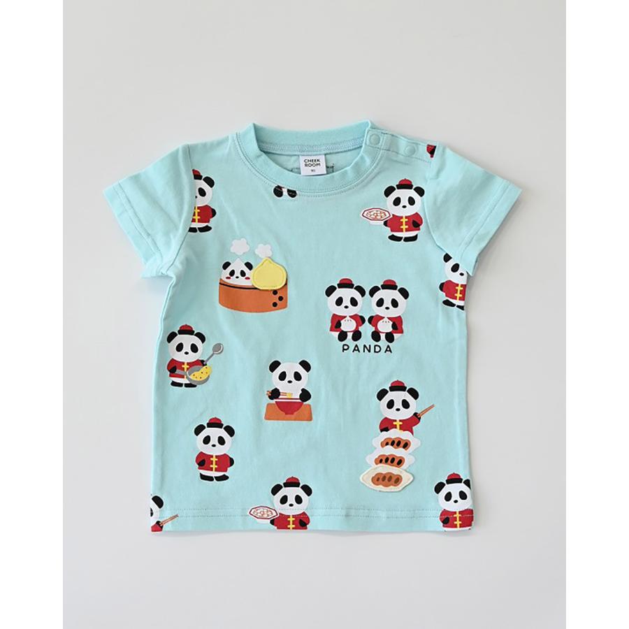 チークルーム cheek room パンダの中華屋さん Tシャツ ( 80 90 100 110 120 130 ) 子ども服 キッズ ジュニア | CHEEK ROOM | 05