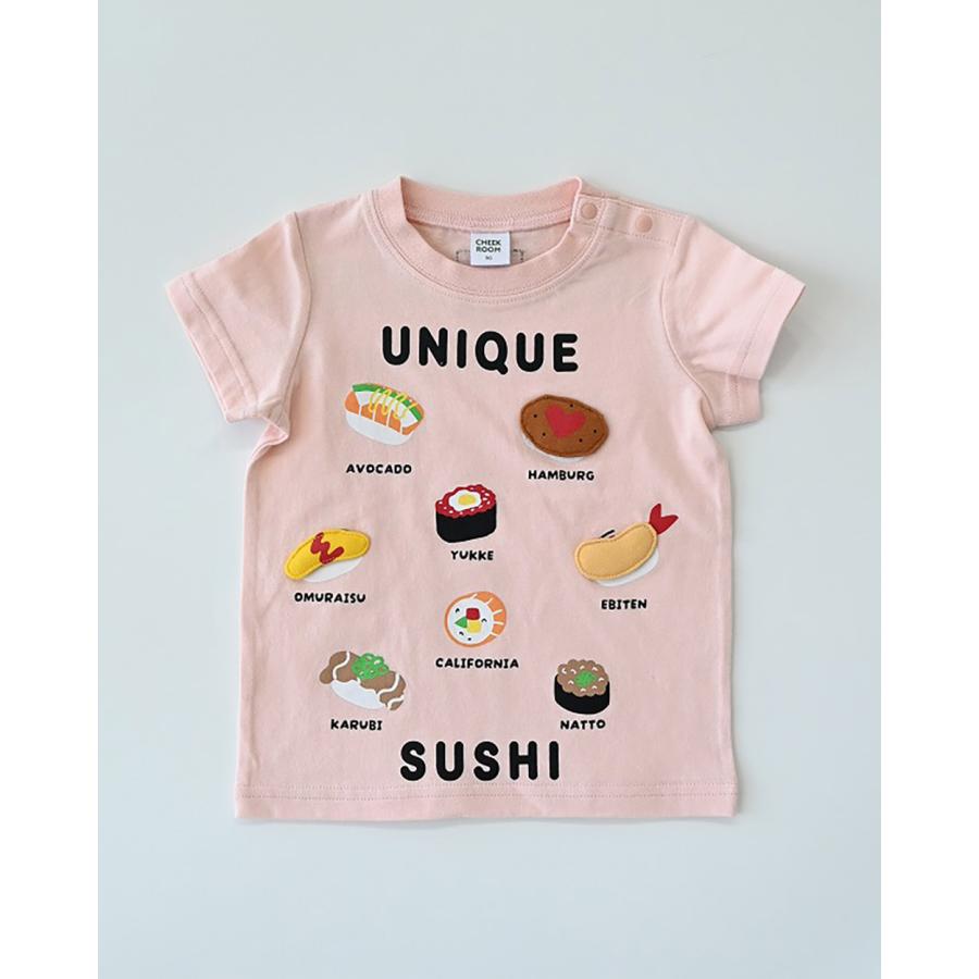 チークルーム cheek room ユニーク寿司 Tシャツ ( 80 90 100 110 120 130 ) 子ども服 キッズ ジュニア 男の子 | CHEEK ROOM | 03