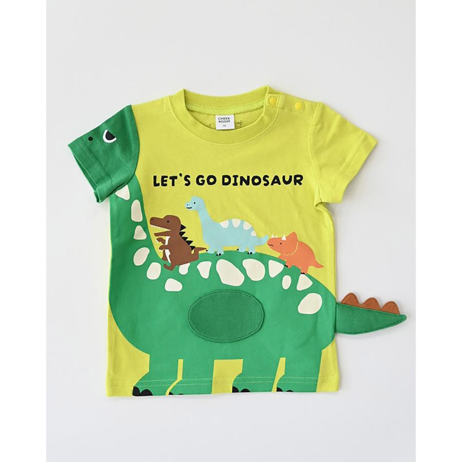 チークルーム cheek room 恐竜のお散歩 Tシャツ ( 80 90 100 110 120 130 ) 子ども服 キッズ ジュニア 男の子 | CHEEK ROOM | 05