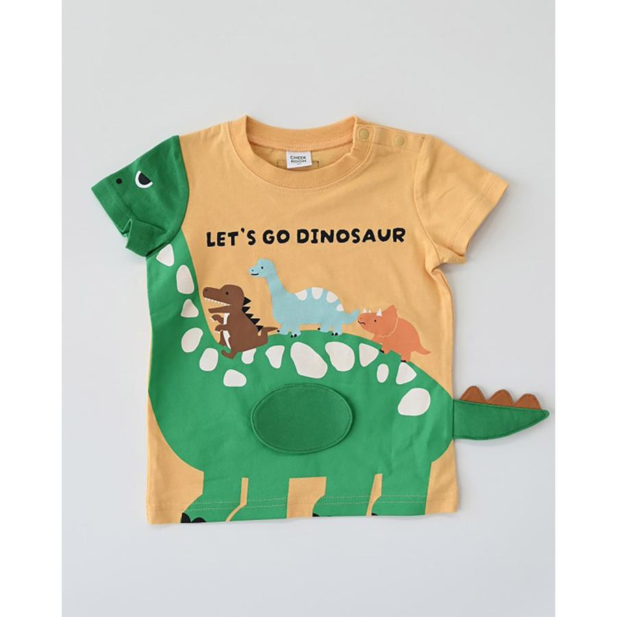 チークルーム cheek room 恐竜のお散歩 Tシャツ ( 80 90 100 110 120 130 ) 子ども服 キッズ ジュニア 男の子 | CHEEK ROOM | 09