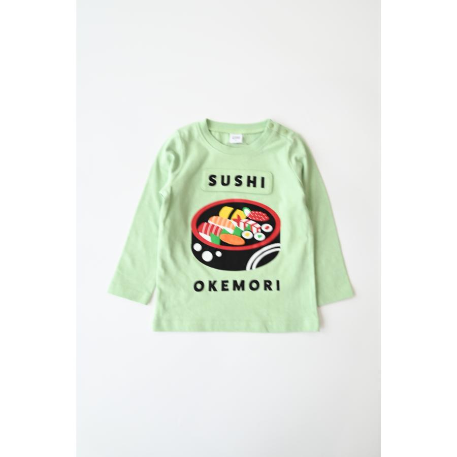 ●50％OFFセール● チークルーム cheek room 桶のお寿司ロングＴシャツ ( 80 90 100 110 120 130 ) 男の子 女の子 キッズ 長袖 | CHEEK ROOM | 03