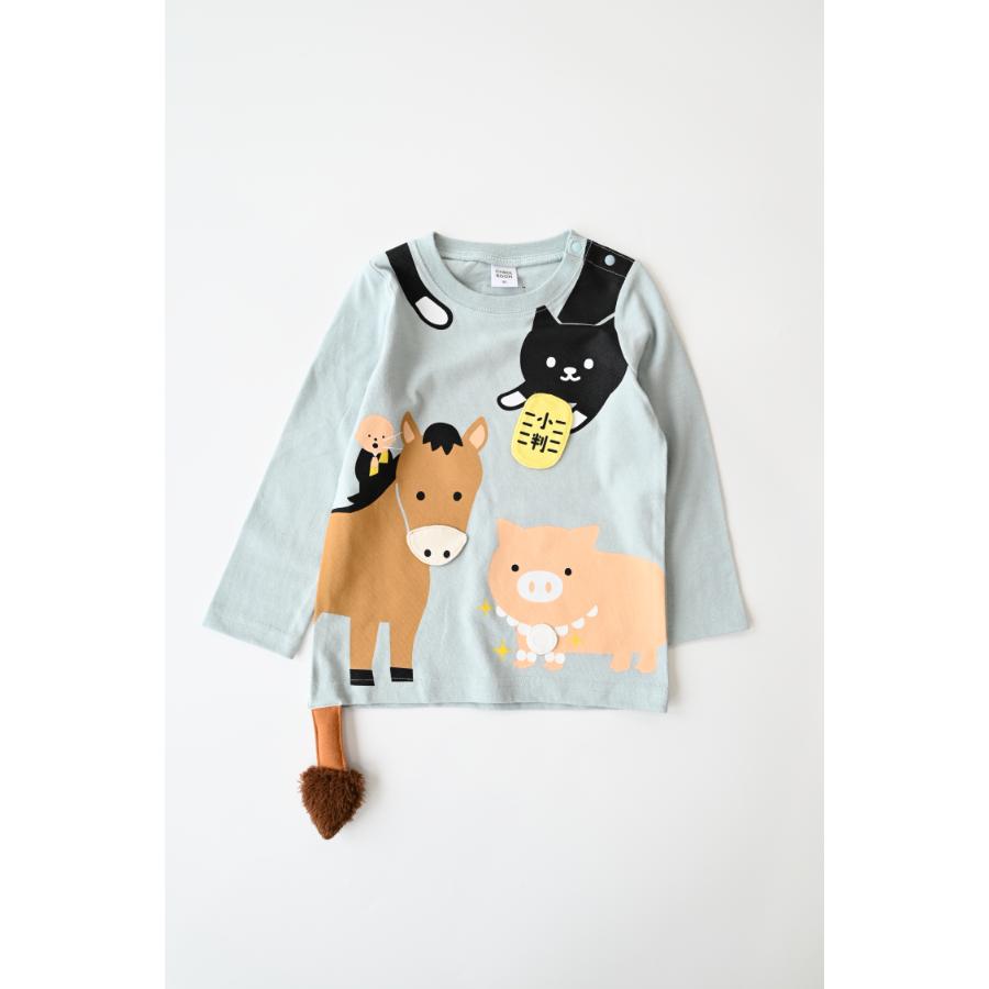 ●50％OFFセール● チークルーム cheek room ことわざロングＴシャツ ( 80 90 100 110 120 130 ) 男の子 女の子 キッズ 長袖 | CHEEK ROOM | 02