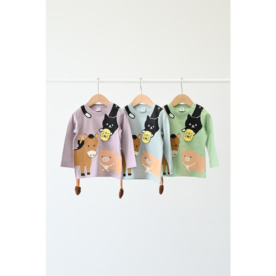 ●30％OFFセール● チークルーム cheek room ことわざロングＴシャツ ( 80 90 100 110 120 130 ) 男の子 女の子 キッズ 長袖 | CHEEK ROOM | 05