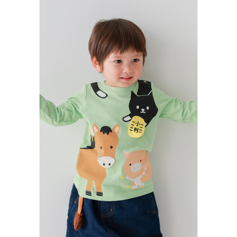 ●30％OFFセール● チークルーム cheek room ことわざロングＴシャツ ( 80 90 100 110 120 130 ) 男の子 女の子 キッズ 長袖 | CHEEK ROOM | 07