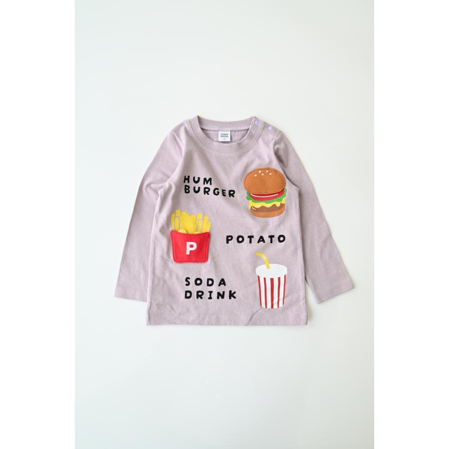 ●50％OFFセール● チークルーム cheek room キッズセットロングＴシャツ ( 80 90 100 110 120 130 ) 男の子 女の子 キッズ 長袖 | CHEEK ROOM | 02