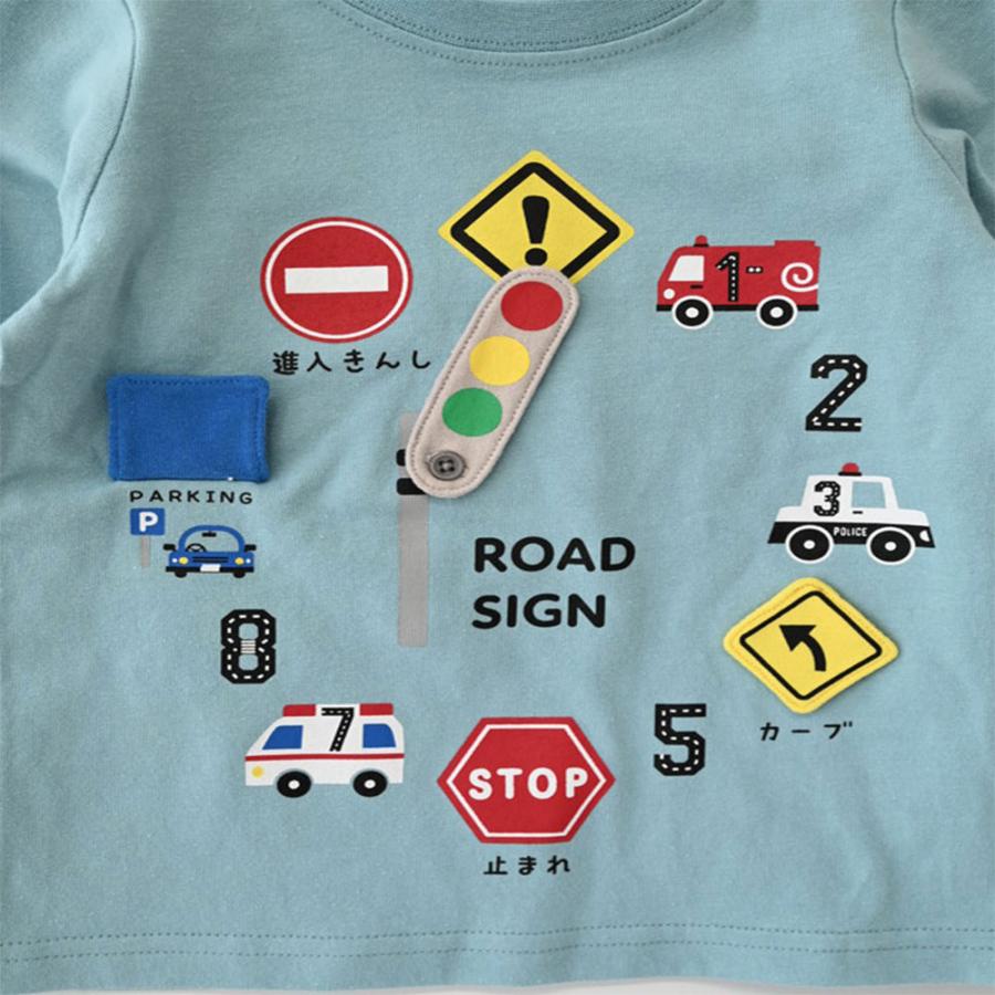 チークルーム cheek room 信号機 時計 ロングTシャツ (  80 90 100 110 120 130  )   男の子 女の子 プレゼント 誕生日 ベビー キッズ | CHEEK ROOM | 04