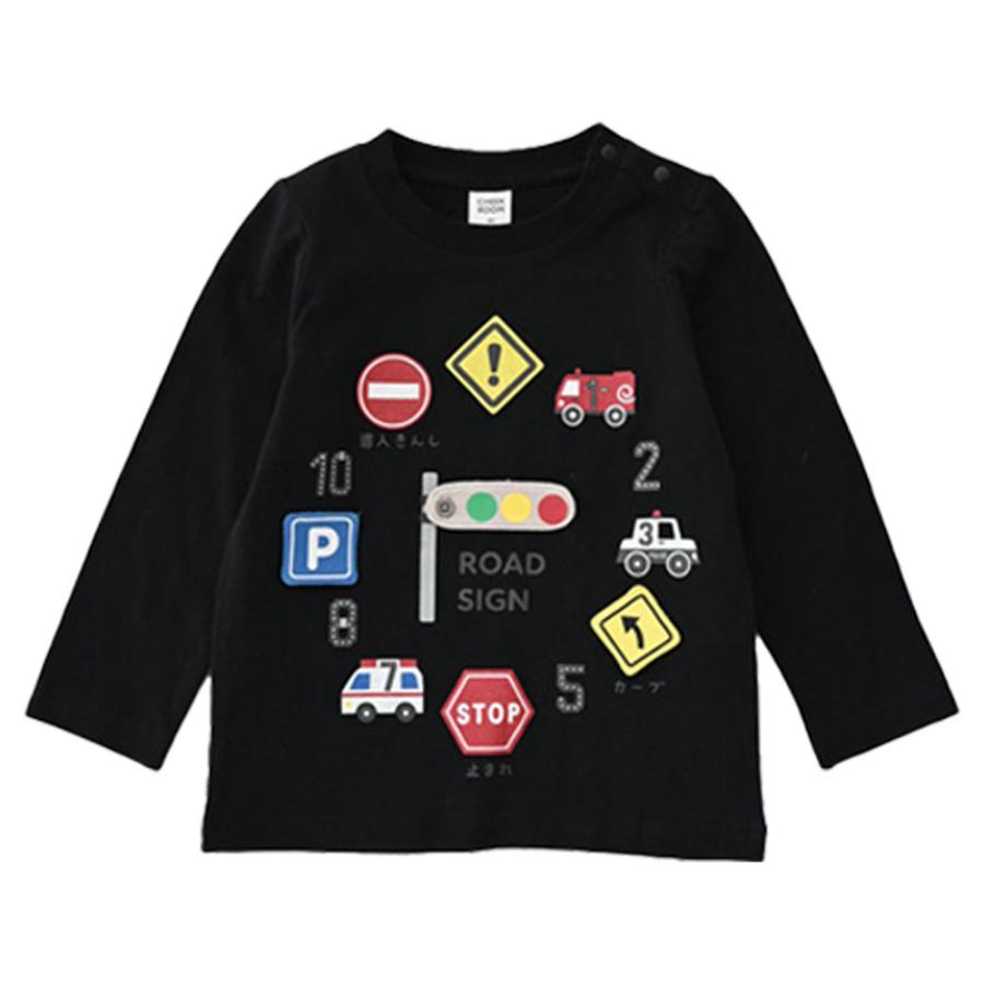 チークルーム cheek room 信号機 時計 ロングTシャツ (  80 90 100 110 120 130  )   男の子 女の子 プレゼント 誕生日 ベビー キッズ | CHEEK ROOM | 05