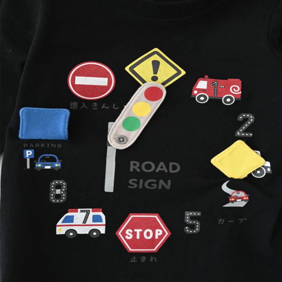 チークルーム cheek room 信号機 時計 ロングTシャツ (  80 90 100 110 120 130  )   男の子 女の子 プレゼント 誕生日 ベビー キッズ | CHEEK ROOM | 06