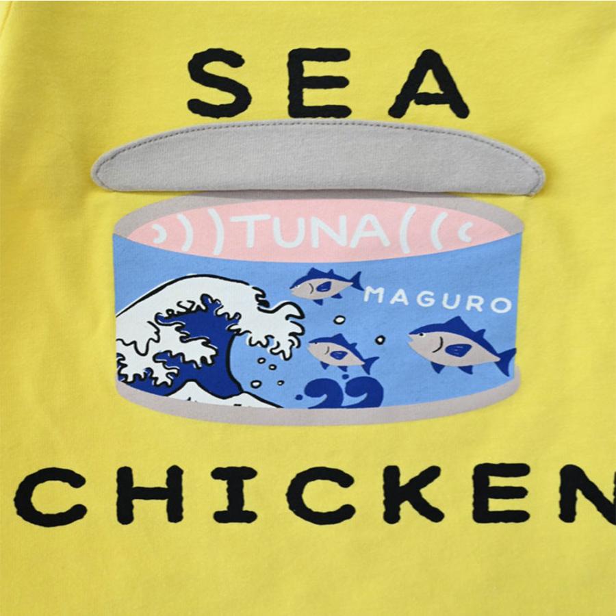 チークルーム cheek room ツナ缶 ロング Tシャツ  (  80 90 100 110 120 130  )  長袖  男の子 女の子 プレゼント 誕生日 通園 通学 ベビー キッズ | CHEEK ROOM | 04