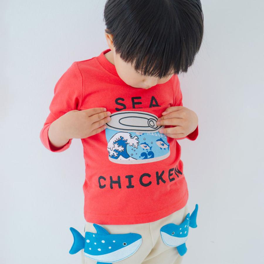 チークルーム cheek room ツナ缶 ロング Tシャツ  (  80 90 100 110 120 130  )  長袖  男の子 女の子 プレゼント 誕生日 通園 通学 ベビー キッズ | CHEEK ROOM | 07