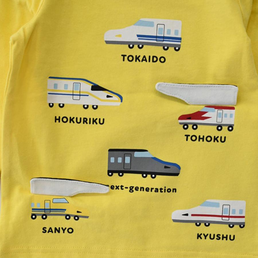 チークルーム cheek room 新幹線 いろいろ ロング Tシャツ  (  80 90 100 110 120 130  )  長袖  男の子 女の子 プレゼント 誕生日 通園 通学 ベビー キッズ | CHEEK ROOM | 02