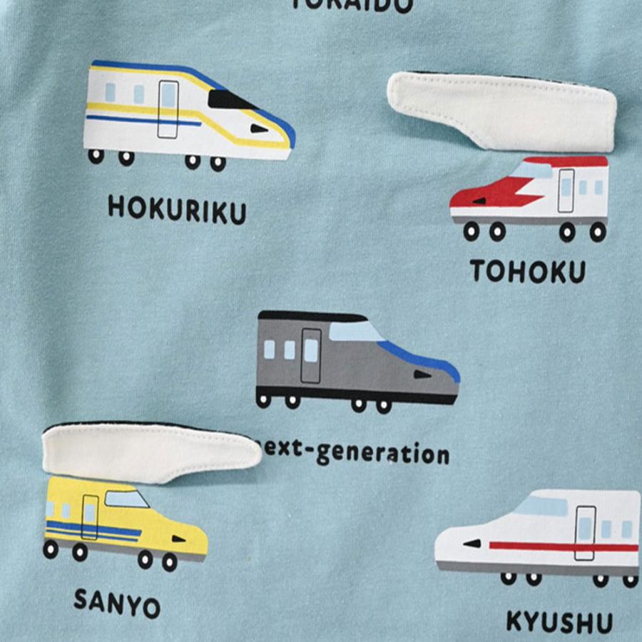 チークルーム cheek room 新幹線 いろいろ ロング Tシャツ  (  80 90 100 110 120 130  )  長袖  男の子 女の子 プレゼント 誕生日 通園 通学 ベビー キッズ | CHEEK ROOM | 04