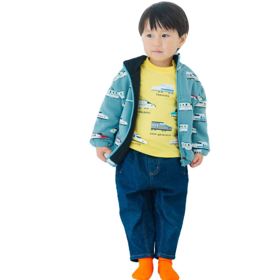 チークルーム cheek room 新幹線 いろいろ ロング Tシャツ  (  80 90 100 110 120 130  )  長袖  男の子 女の子 プレゼント 誕生日 通園 通学 ベビー キッズ | CHEEK ROOM | 07