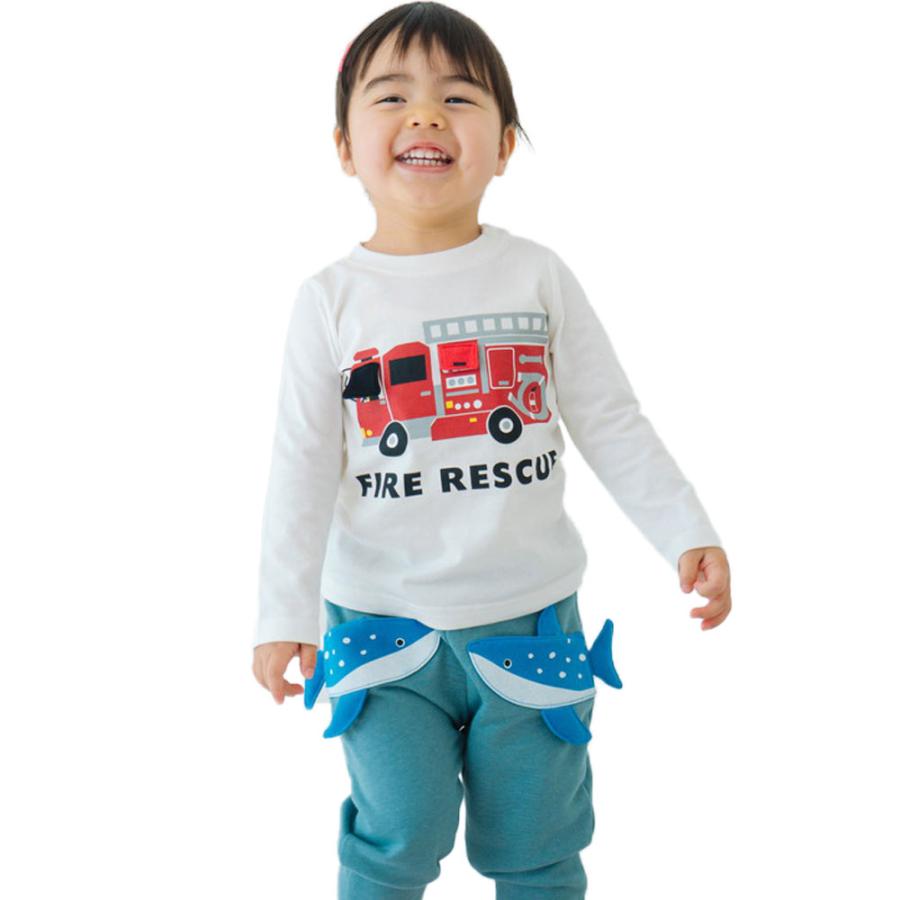 チークルーム cheek room 消防車 ロング Tシャツ  (  80 90 100 110 120 130  )  長袖  男の子 女の子 プレゼント 誕生日 通園 通学 ベビー キッズ | CHEEK ROOM | 07
