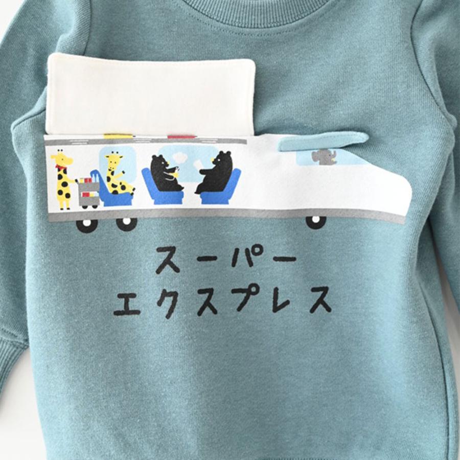 チークルーム cheek room 新幹線 トレーナー  (  80 90 100 110 120 130  )  長袖  男の子 女の子 プレゼント 誕生日 通園 通学 ベビー キッズ | CHEEK ROOM | 06