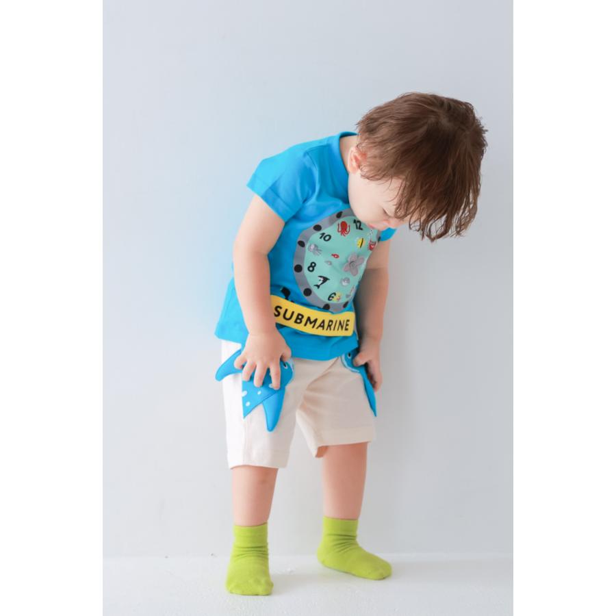 チークルーム cheek room ジンベイザメ ハーフパンツ ( 80 90 100 110 120 130 ) 子ども服 男の子 女の子 キッズ | CHEEK ROOM | 10