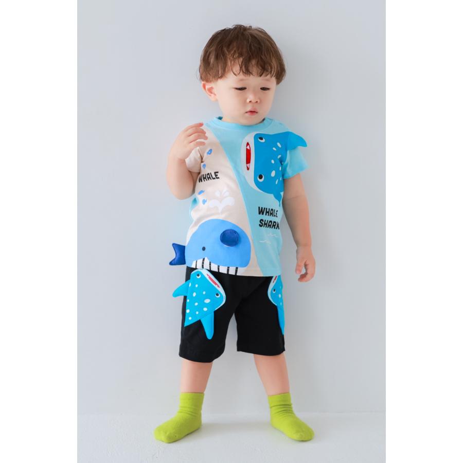 チークルーム cheek room ジンベイザメ ハーフパンツ ( 80 90 100 110 120 130 ) 子ども服 男の子 女の子 キッズ | CHEEK ROOM | 11