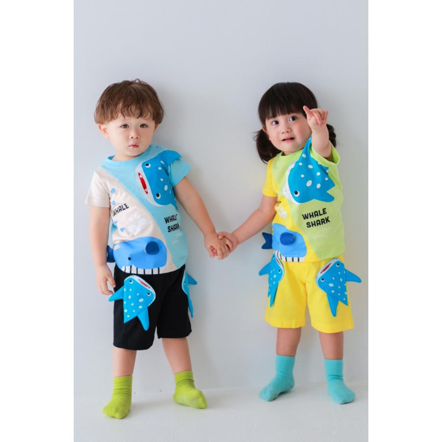 チークルーム cheek room ジンベイザメ ハーフパンツ ( 80 90 100 110 120 130 ) 子ども服 男の子 女の子 キッズ | CHEEK ROOM | 13
