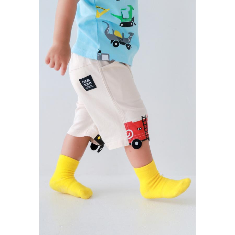 チークルーム cheek room 働く車 ハーフパンツ ( 80 90 100 110 120 130 ) 子ども服 男の子 女の子 キッズ | CHEEK ROOM | 09