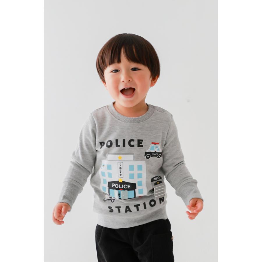 cheekroom チークルーム 福袋 働く車セット （ 90 100 110 120 130 ） /メーカー企画  2026年 新春 ロンT トレーナー 仕掛け 知育 車 新幹線 消防車 | CHEEK ROOM | 11