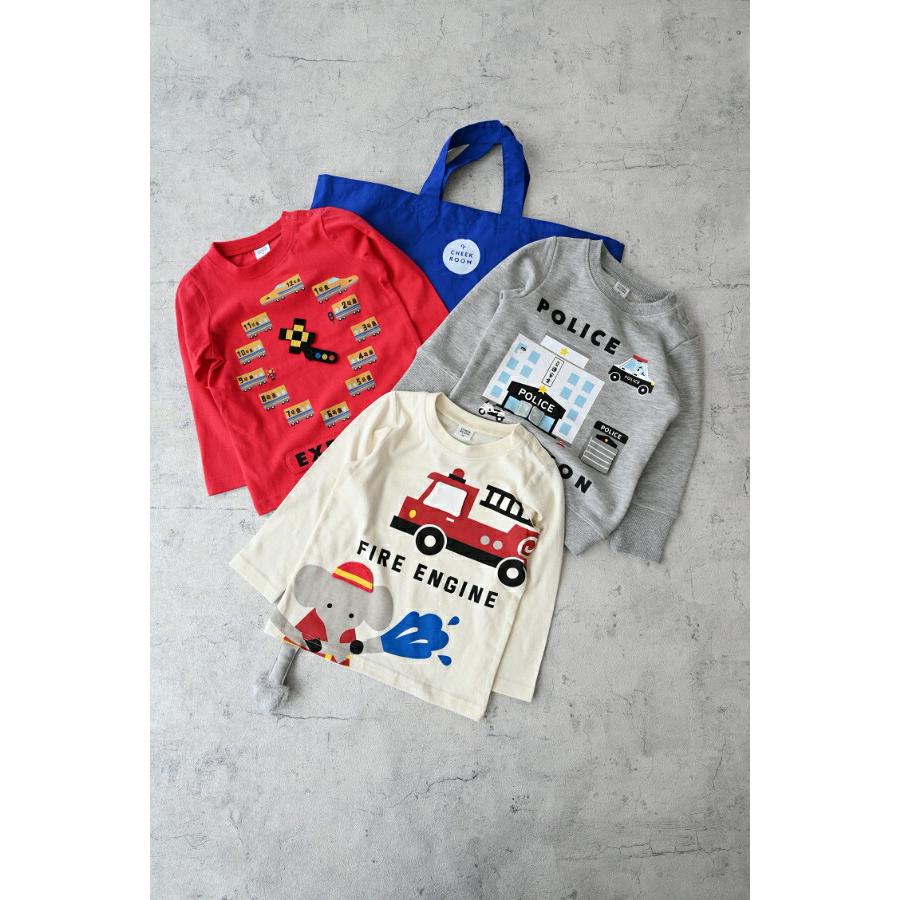 ●20％OFFセール●cheekroom チークルーム 福袋 働く車セット （ 90 100 110 120 130 ） 2026年　アウトレット　セール　ロンT トレーナー 車 新幹線 消防車 | CHEEK ROOM | 11
