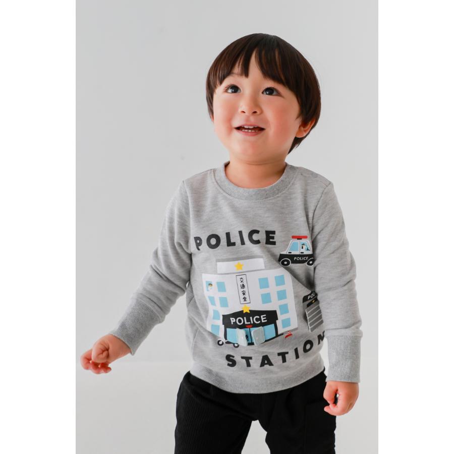 cheekroom チークルーム 福袋 働く車セット （ 90 100 110 120 130 ） /メーカー企画  2026年 新春 ロンT トレーナー 仕掛け 知育 車 新幹線 消防車 | CHEEK ROOM | 13