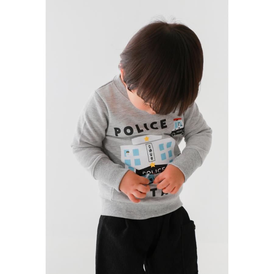 cheekroom チークルーム 福袋 働く車セット （ 90 100 110 120 130 ） /メーカー企画  2026年 新春 ロンT トレーナー 仕掛け 知育 車 新幹線 消防車 | CHEEK ROOM | 14