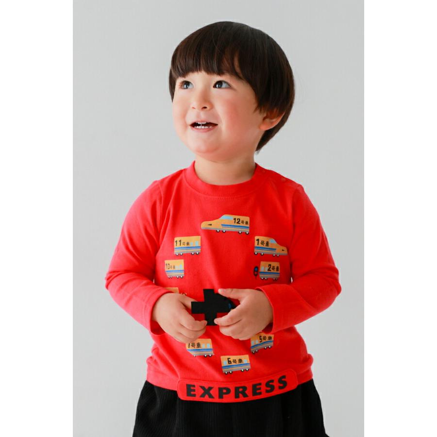 ●20％OFFセール●cheekroom チークルーム 福袋 働く車セット （ 90 100 110 120 130 ） 2026年　アウトレット　セール　ロンT トレーナー 車 新幹線 消防車 | CHEEK ROOM | 15