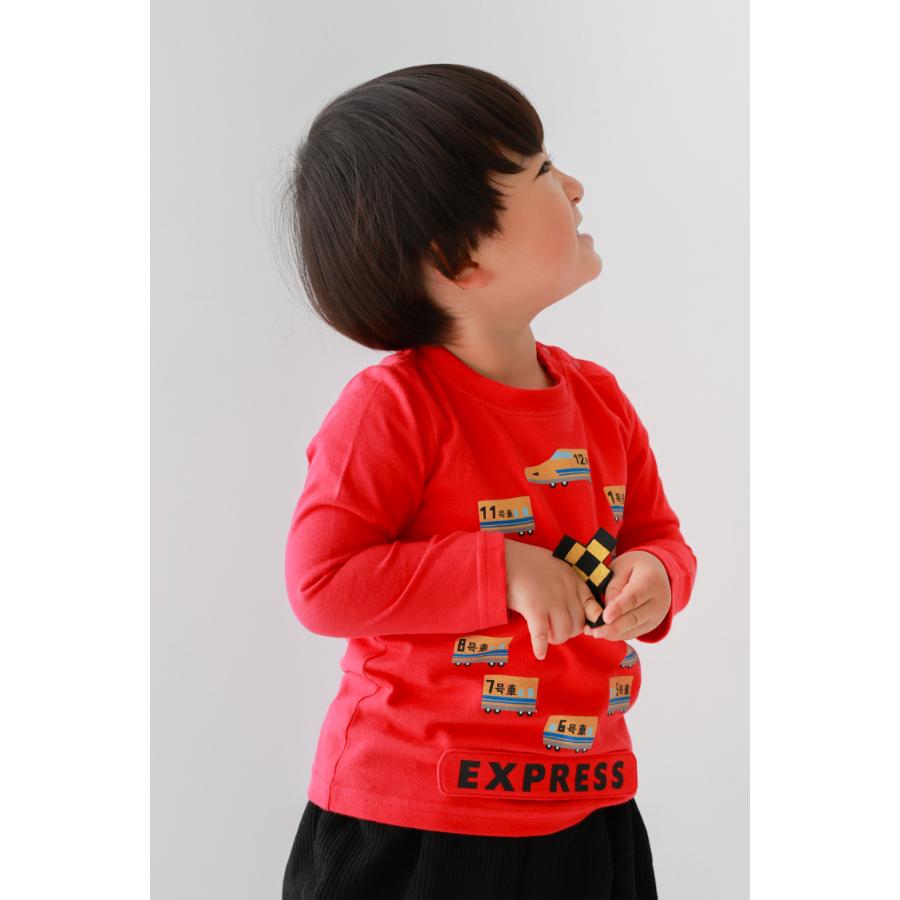 cheekroom チークルーム 福袋 働く車セット （ 90 100 110 120 130 ） /メーカー企画  2026年 新春 ロンT トレーナー 仕掛け 知育 車 新幹線 消防車 | CHEEK ROOM | 05