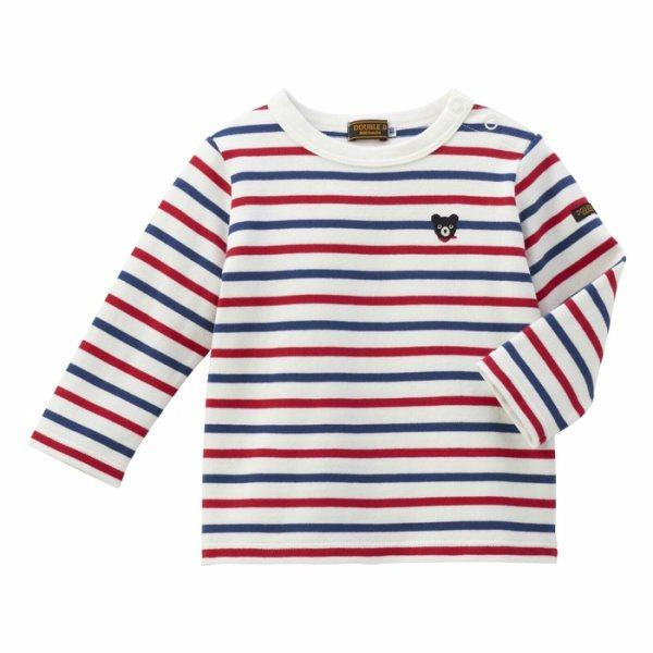 wb ミキハウス ダブルビー mikihouse ボーダー長袖Tシャツ(80 wb ミキハウス ダブルビー mikihouse ボーダー長袖Tシャツ(80