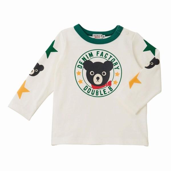 ○30％OFFセール○ミキハウス ダブルビーmikihouse 長袖Tシャツ(80  