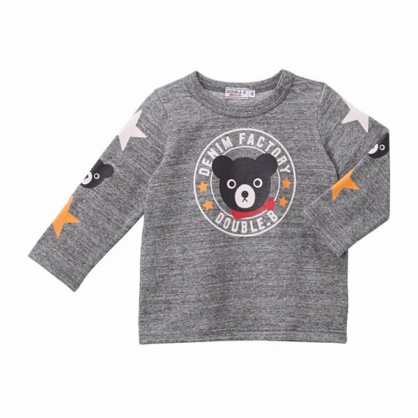 ○30％OFFセール○ミキハウス ダブルビーmikihouse 長袖Tシャツ(80  