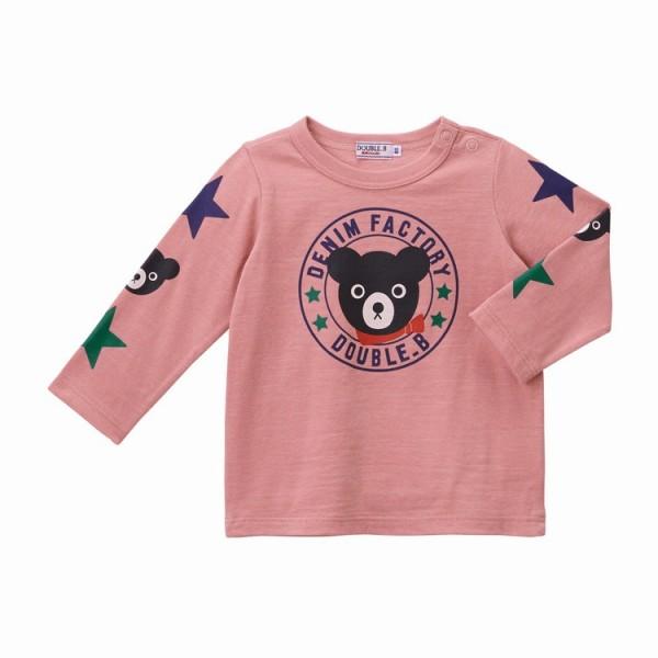 ○30％OFFセール○ミキハウス ダブルビーmikihouse 長袖Tシャツ(80  