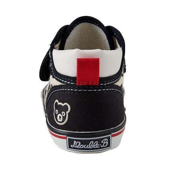 ●30%OFFセール●ミキハウス　ダブルビー　mikihouse　総柄 ハイカット ベビーセカンドシューズ(13・13.5・14・14.5)靴　子ども　幼稚園 | wb | 02