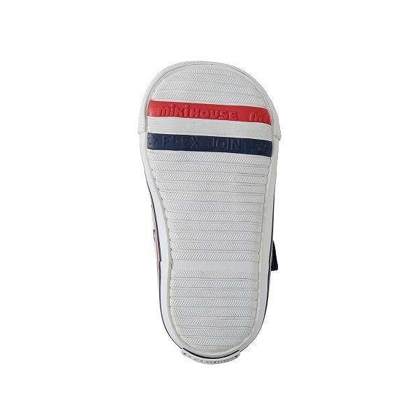 ●30%OFFセール●ミキハウス　ダブルビー　mikihouse　総柄 ハイカット ベビーセカンドシューズ(13・13.5・14・14.5)靴　子ども　幼稚園 | wb | 07