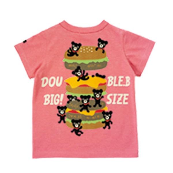 ●40％OFFセール●ミキハウス　ダブルビーmikihouse　ハンバーガーショップ　Bくん　ワッペン　半袖Ｔシャツ(80・90・100）アウトレット キッズ ベビー トップス | wb | 06