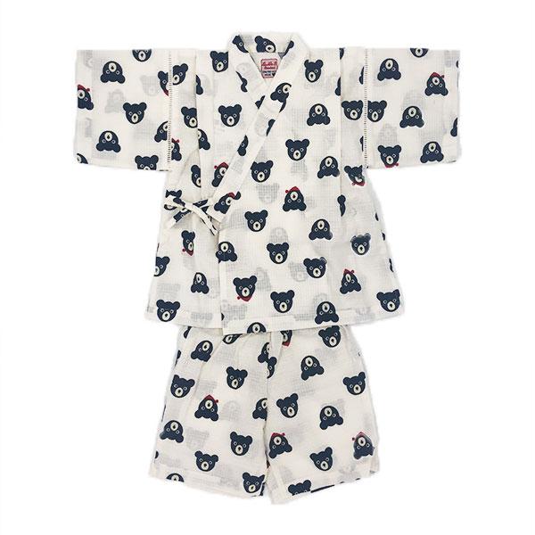 ●30%OFFセール●ミキハウス　ダブルビー　mikihouse　甚平スーツ　Bくん総柄　セットアップ　上下セット（ 90cm　100cm　110cm　120cm　130cm ）の画像