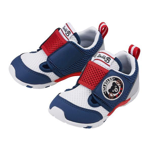 ●取り寄せ商品●30％OFFセール●ミキハウス　ダブルビー　ダブルラッセル セカンドベビーシューズ ( 13.5cm 14cm 14.5cm 15cm 15.5cm ）アウトレット | wb | 01