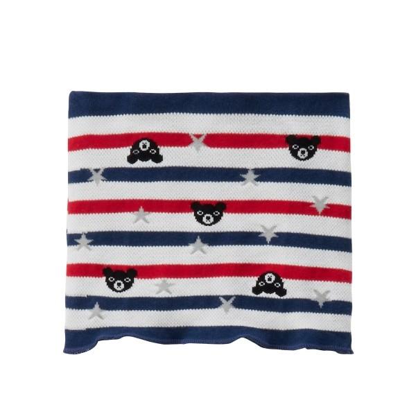 ●取り寄せ商品●ミキハウス　ダブルビー　mikihouse　ボーダーメッシュはらまき | wb | 01