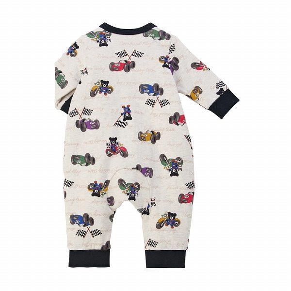 ● 取り寄せ商品●  ミキハウス ダブルビー mikihouse DBレーシング 総柄 カバーオール 男の子（ 70 80 90 ）ベビー 赤ちゃん | wb | 02