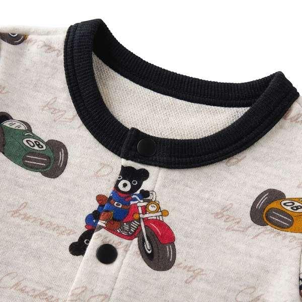 ● 取り寄せ商品●  ミキハウス ダブルビー mikihouse DBレーシング 総柄 カバーオール 男の子（ 70 80 90 ）ベビー 赤ちゃん | wb | 03