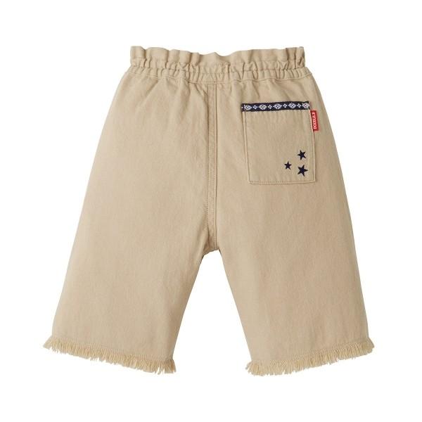 ミキハウス正規販売店/ミキハウス　ダブルビー　mikihouse　フリンジ8分丈パンツ(80cm・90cm・100cm） | wb | 02