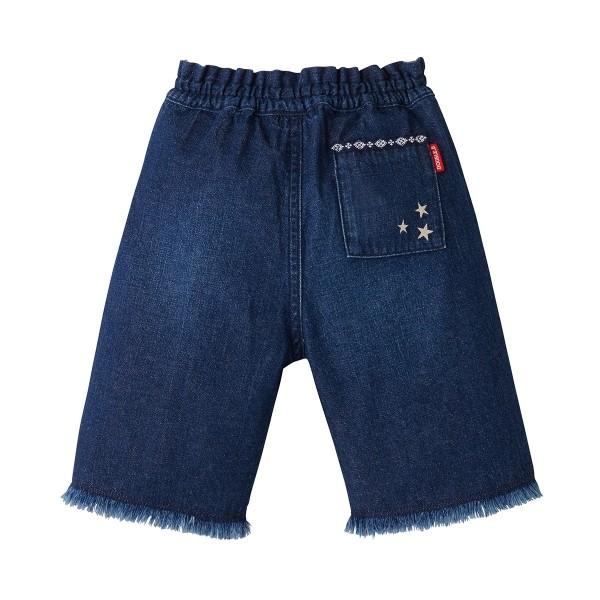 ミキハウス正規販売店/ミキハウス　ダブルビー　mikihouse　フリンジ8分丈パンツ(80cm・90cm・100cm） | wb | 08