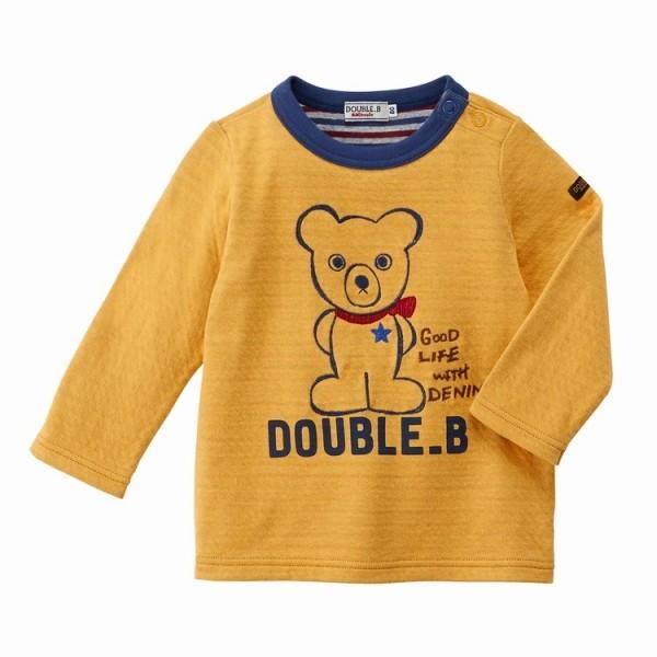 ○30%OFFセール○ミキハウス ダブルビーmikihouse 長袖Tシャツ(80・90  