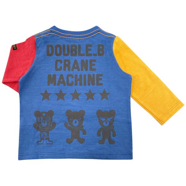 キ*ト様 ミキハウス　新品　DOUBLE_B 150cm ダウン　Tシャツ　デニ wb ○50％OFFセール○ミキハウス ダブルビーmikihouse Bくん長袖T