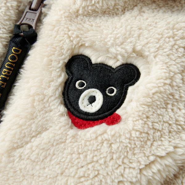 ●取り寄せ商品●ミキハウス　ダブルビー　mikihouse　シープボアベスト（80cm・90cm・100cm）_3