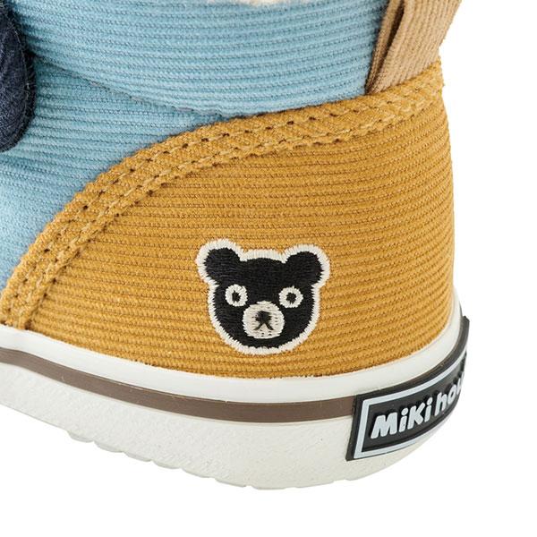 ●30％OFFセール●ミキハウス　ダブルビー　mikihouse　コーデュロイベビーシューズ(13cm-15.5cm）靴　赤ちゃん　ベビー　幼児 | wb | 13